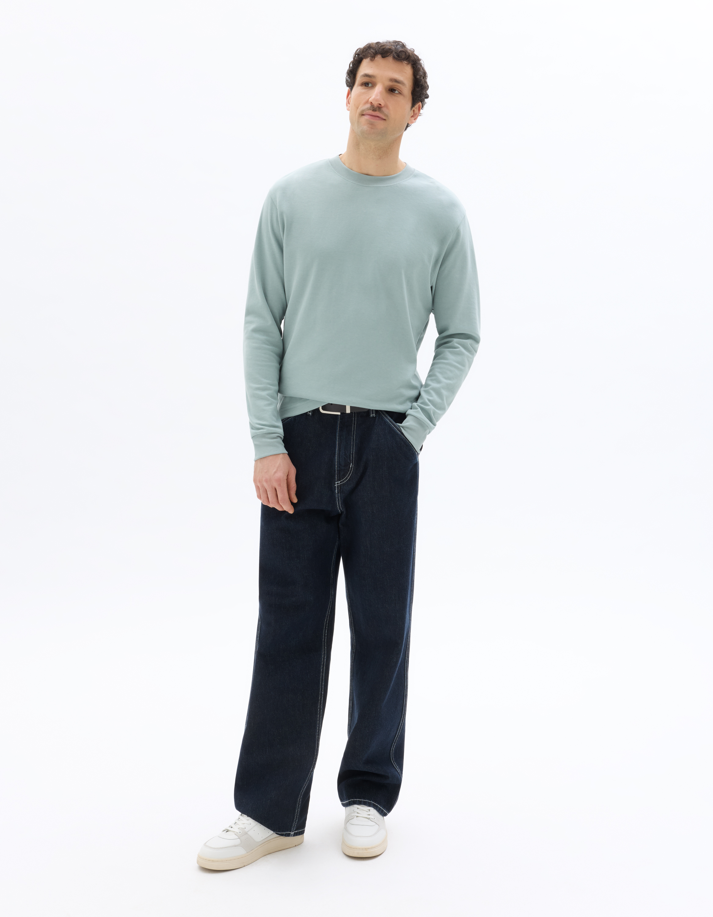 Tričko Leheml oversize s dlouhým rukávem