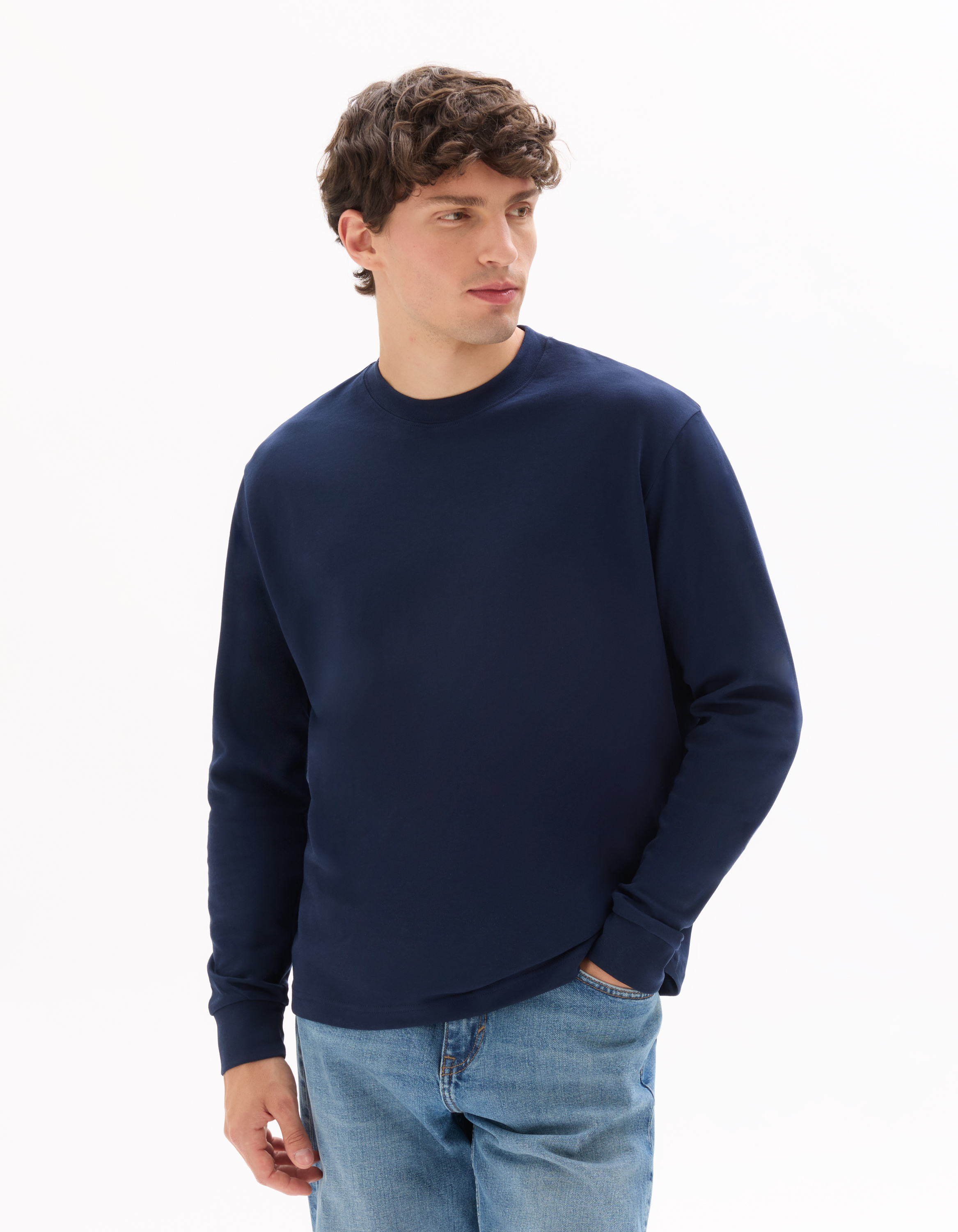 Tričko Leheml oversize s dlouhým rukávem