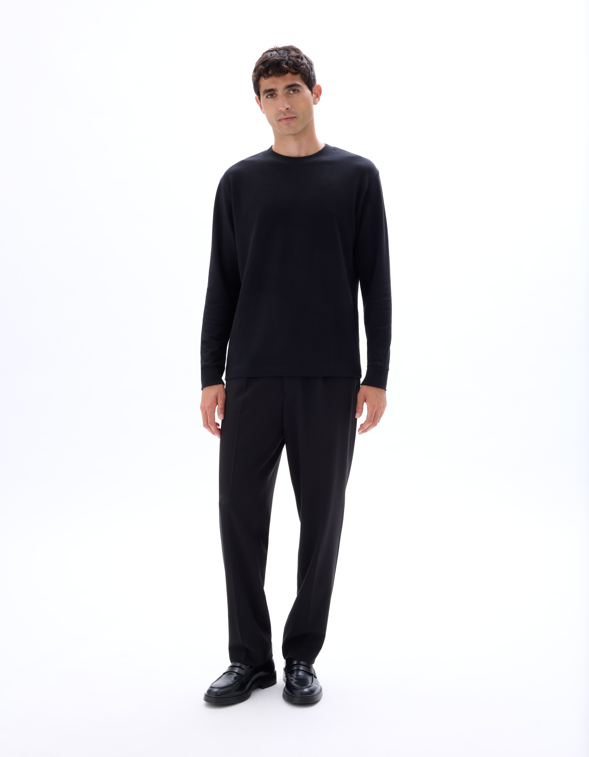 Tričko Leheml oversize s dlouhým rukávem