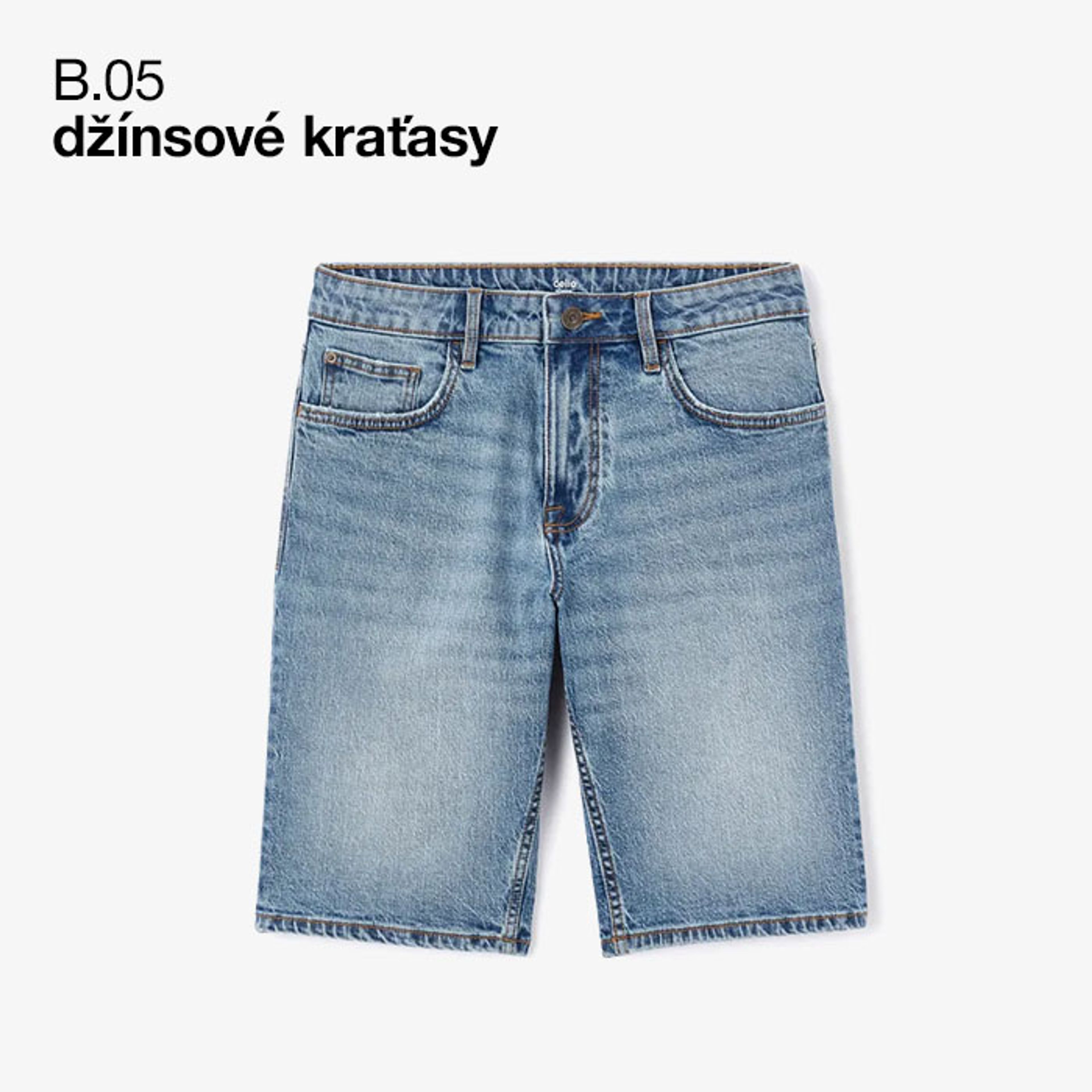 B.05 - džínsové kraťasy