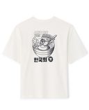 Tričko Lefood oversize-Bílá - 001