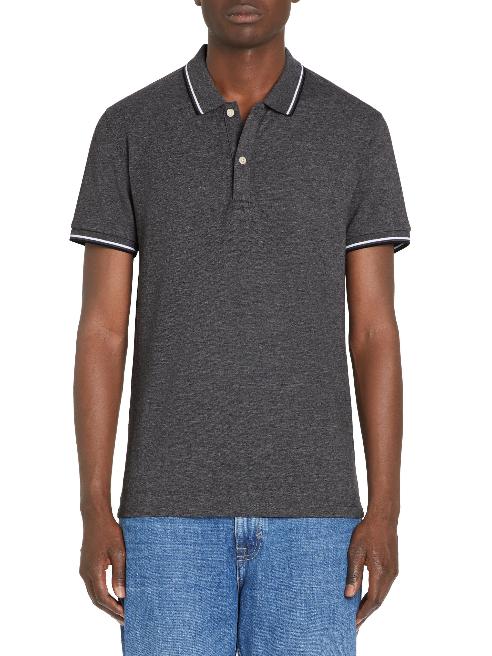 Polo tričko pique Decolrayeb - 001