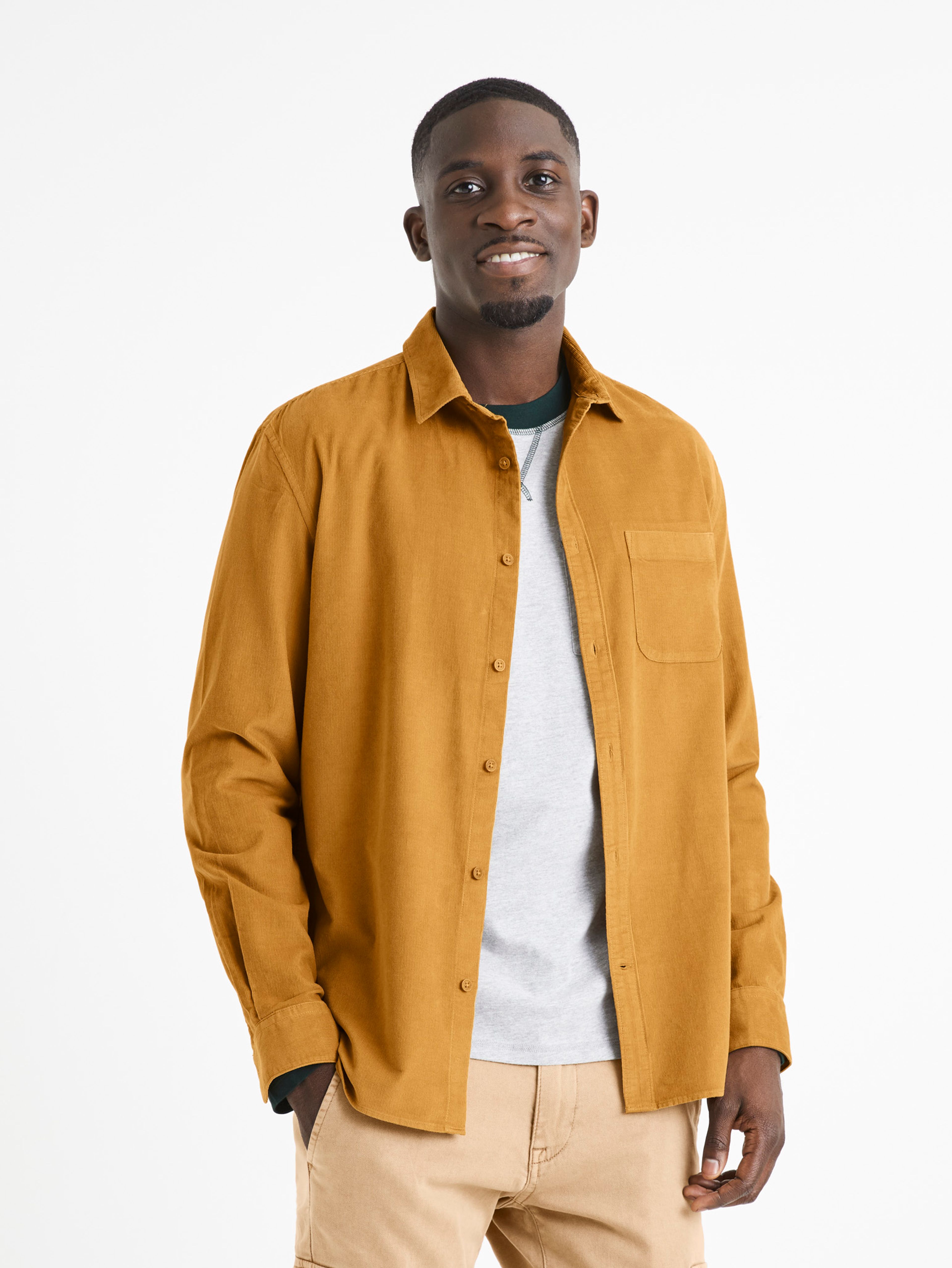 Košeľa Vamil velur