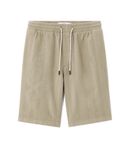 Plátené kraťasy Mosandbm-Khaki - 001