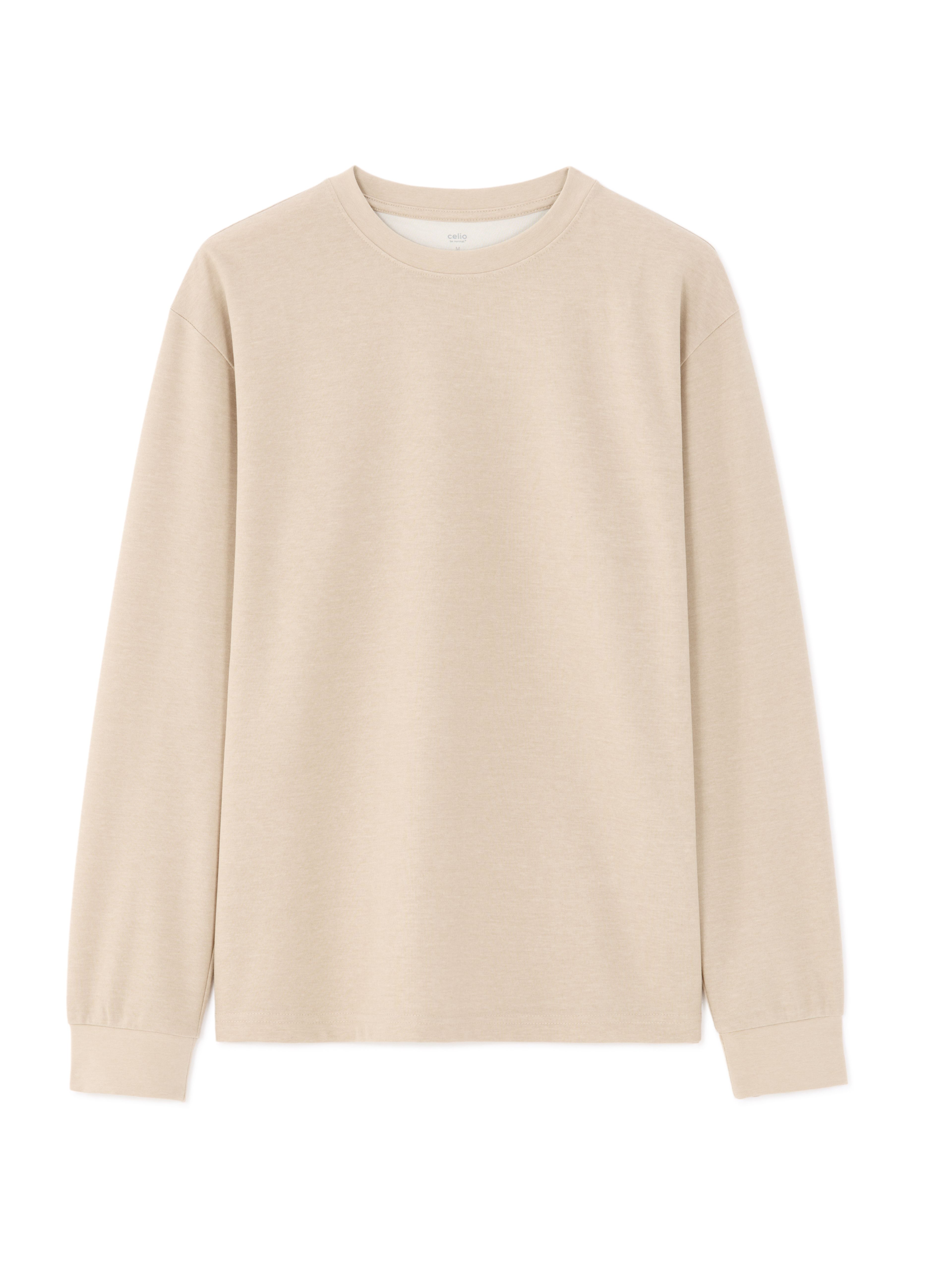 Tričko Leheml oversize s dlouhým rukávem - 001