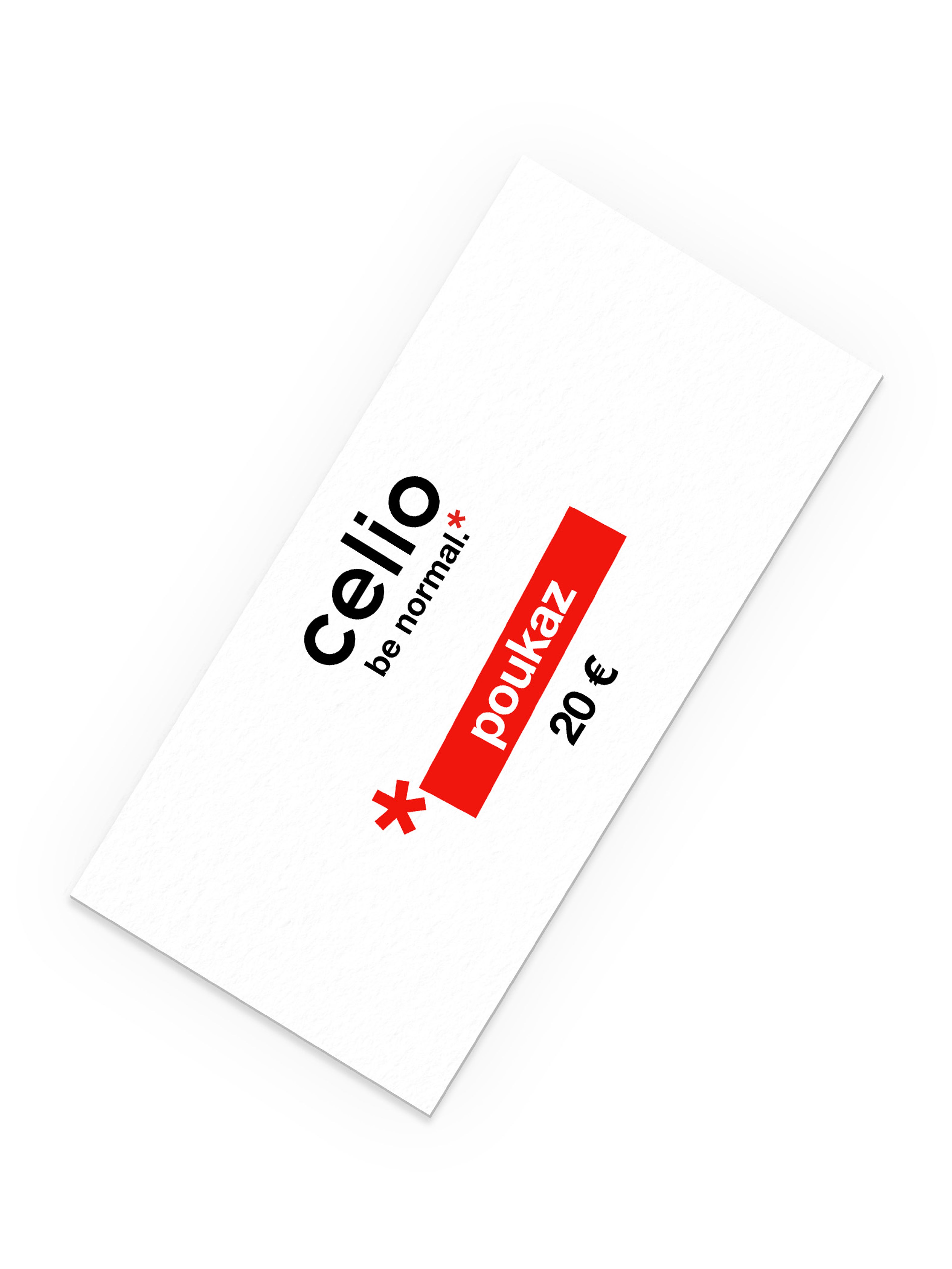 Darčekový poukaz celio - 20 EUR
