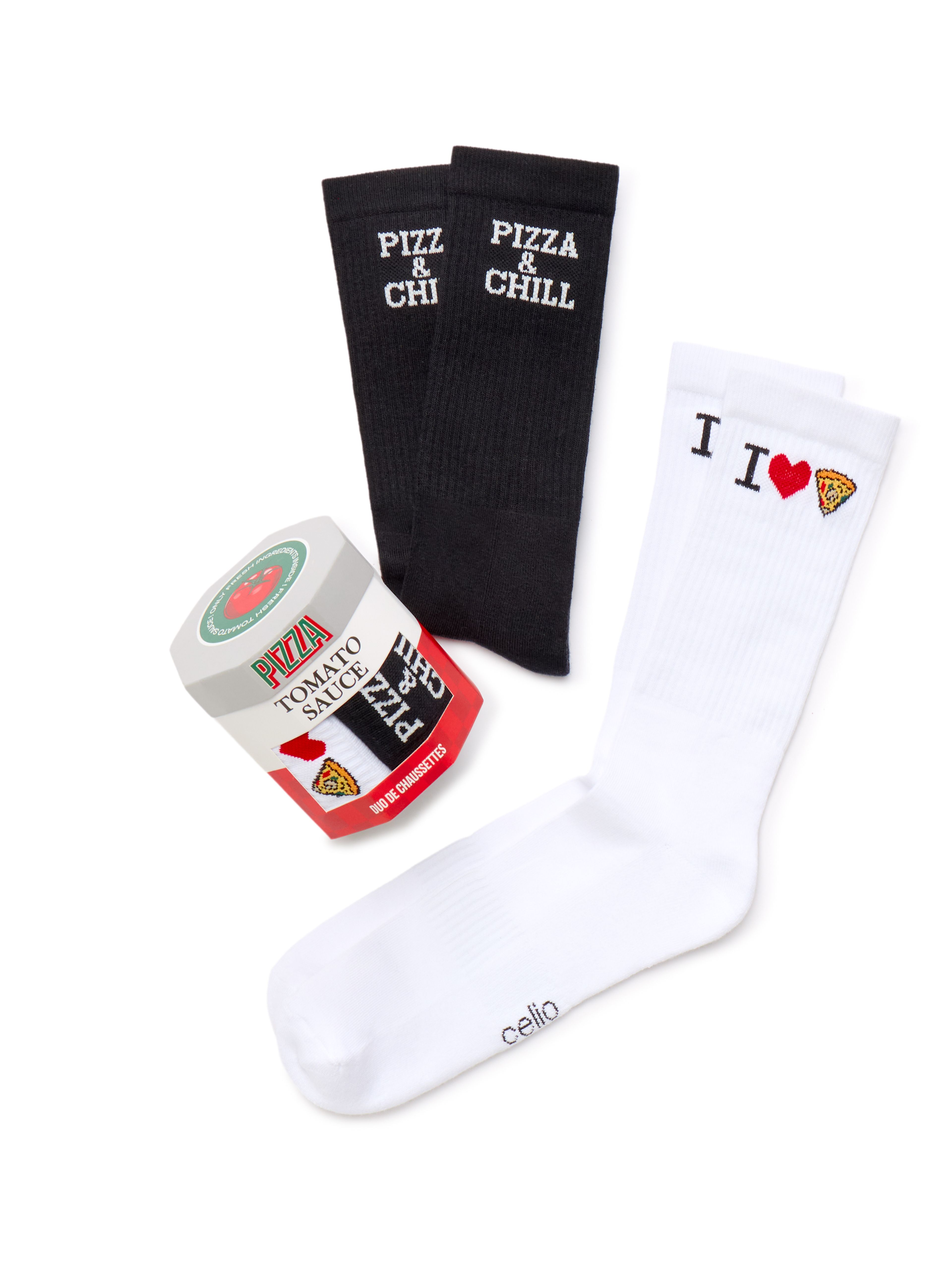 Darčekové balenie ponožiek Pizza