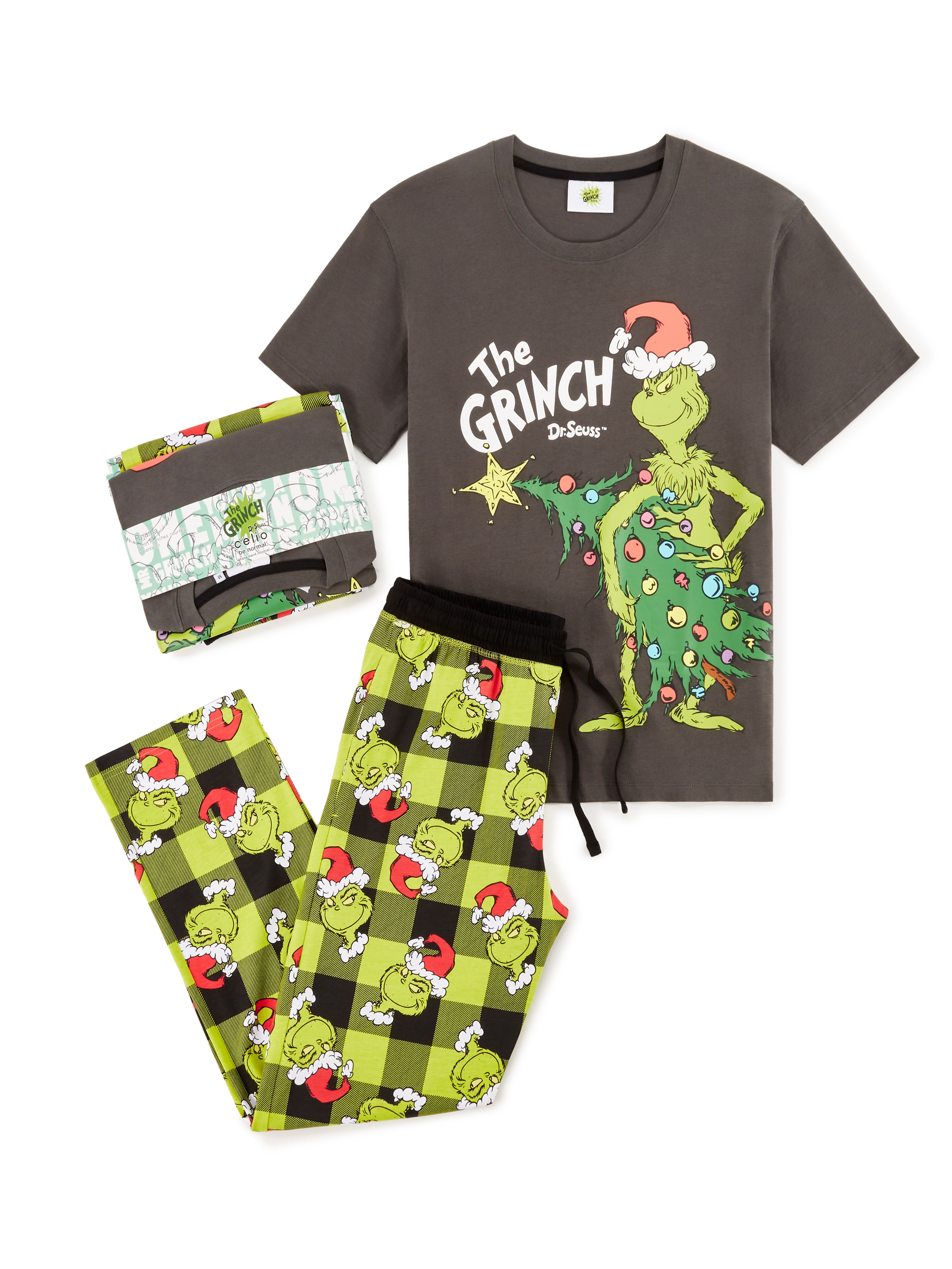 Dárkové balení pyžama Grinch