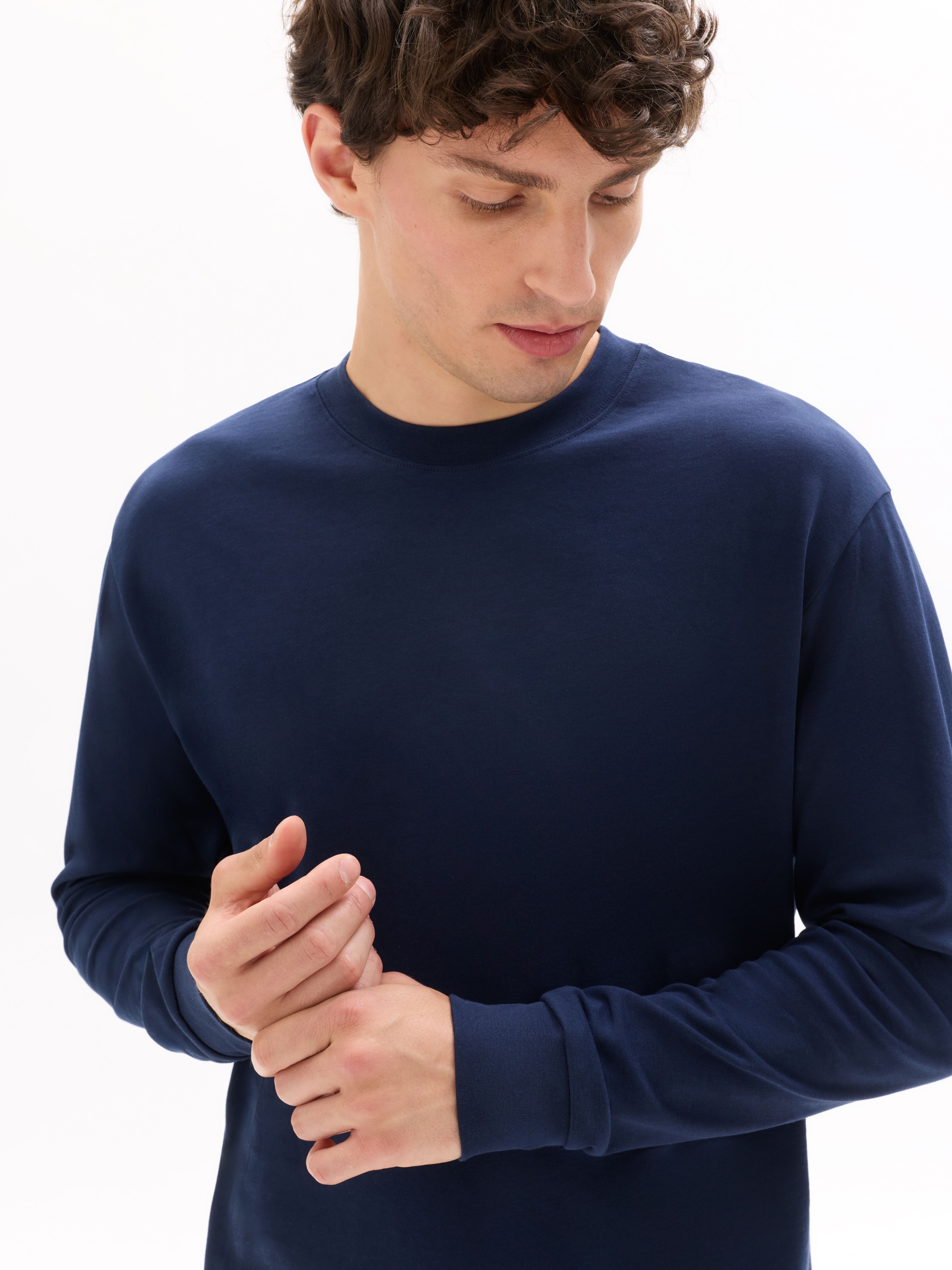 Tričko Leheml oversize s dlouhým rukávem - 005