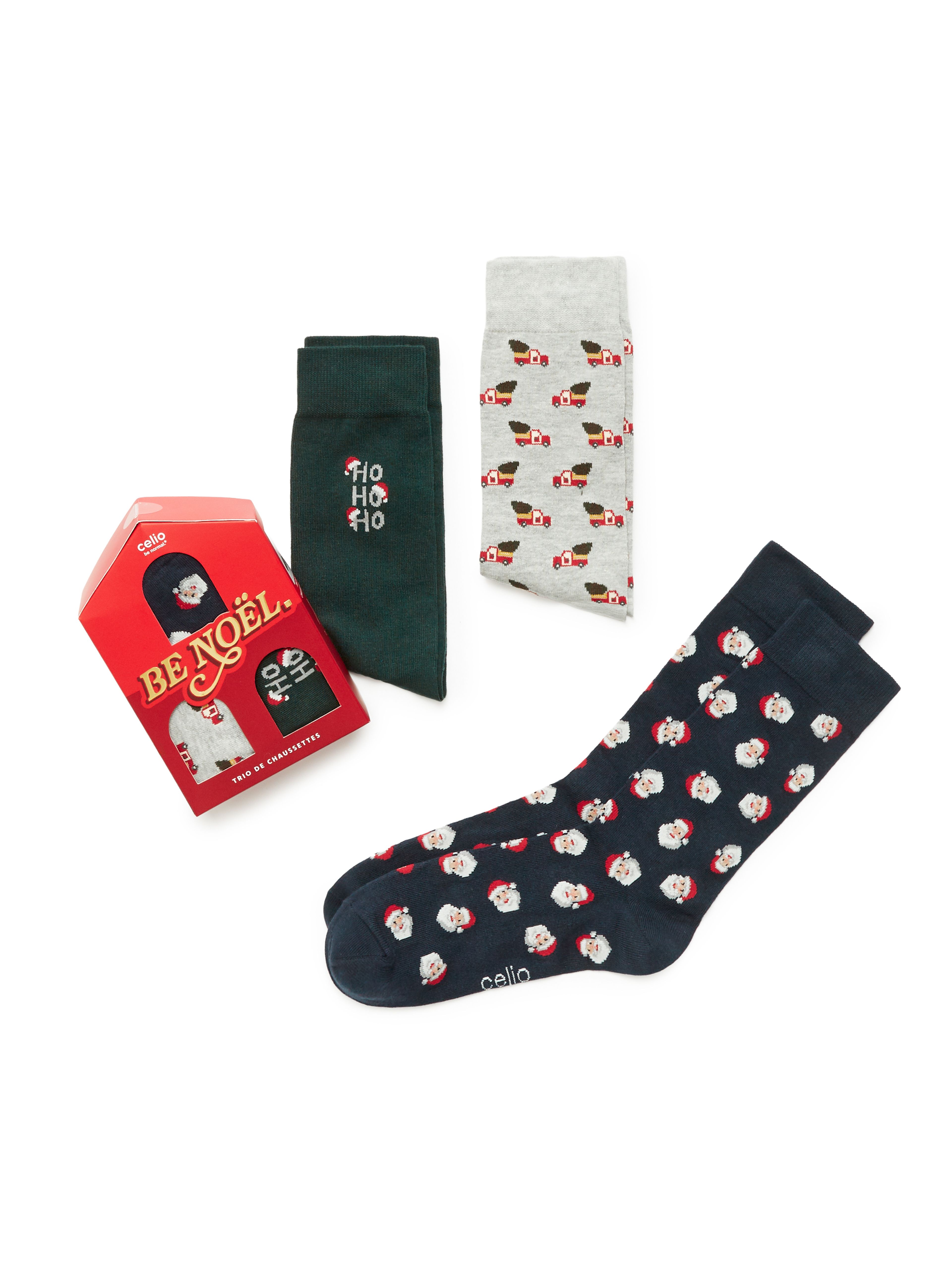 Vianočné balenie ponožiek Santa Claus