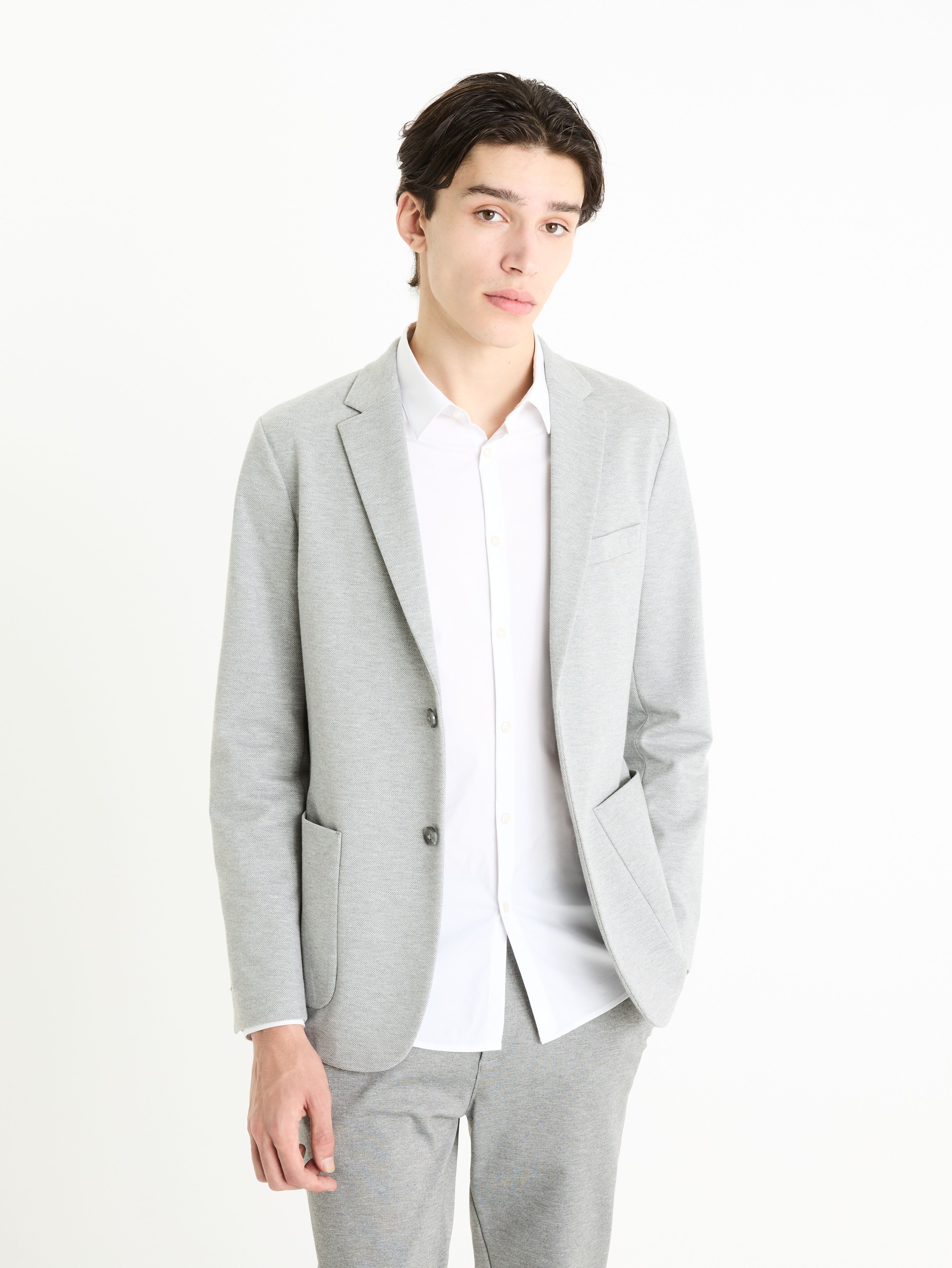 Úpletový blazer Dujess1