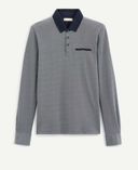 Polo tričko Seclasseml-Tmavo modrá - 001