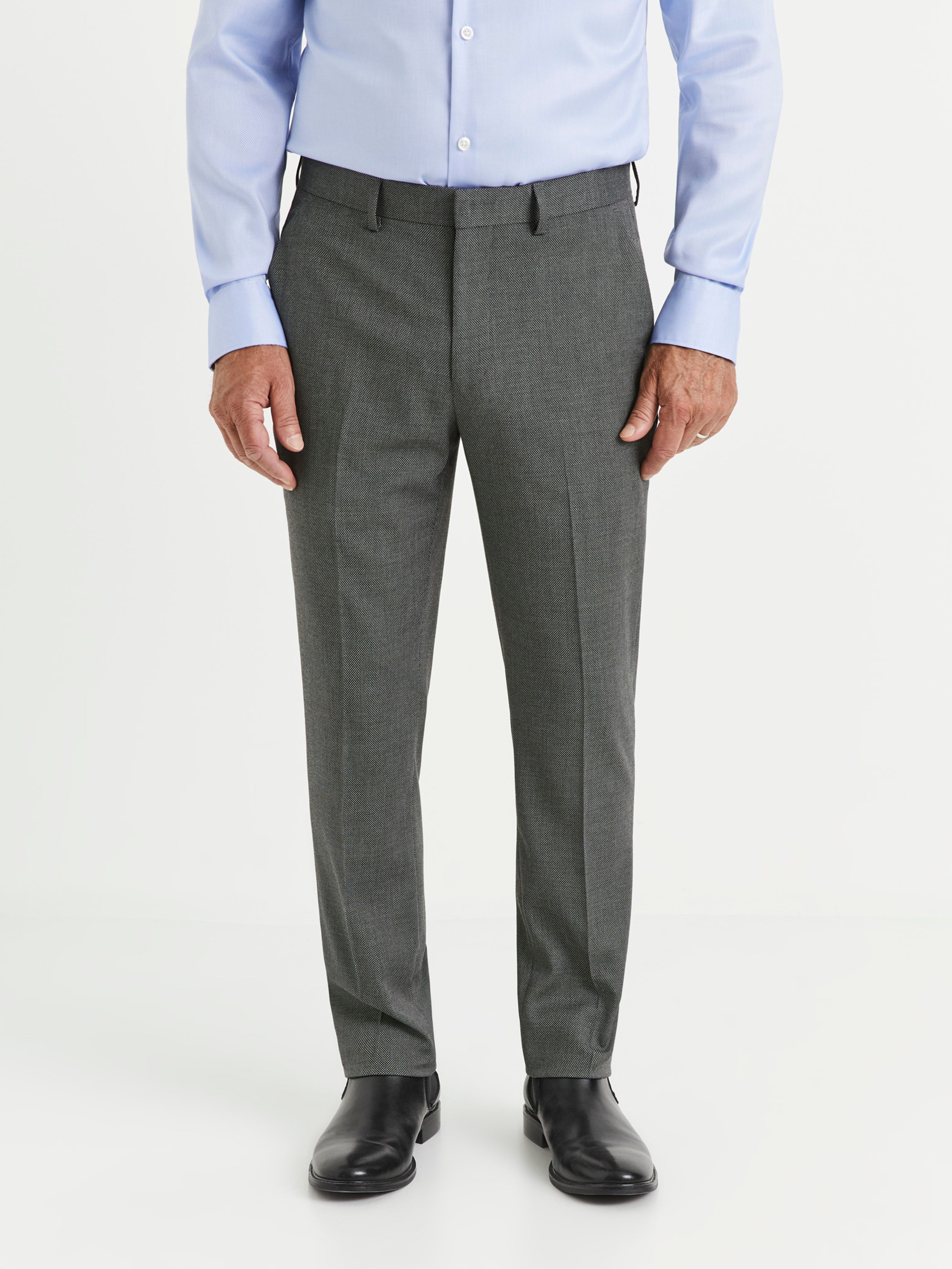 Spoločenské nohavice Voaristide vzor kaviár