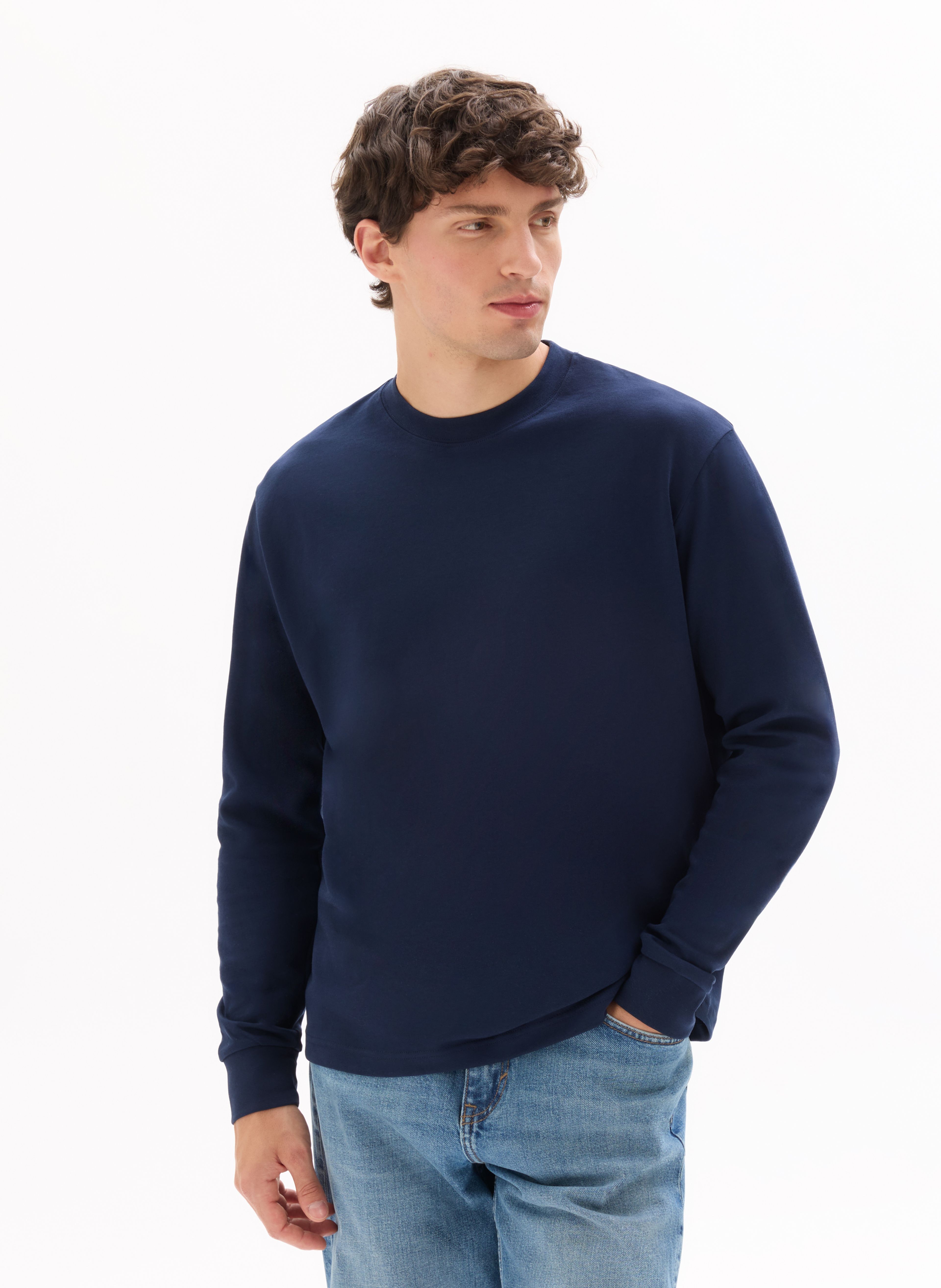 Tričko Leheml oversize s dlouhým rukávem - 002