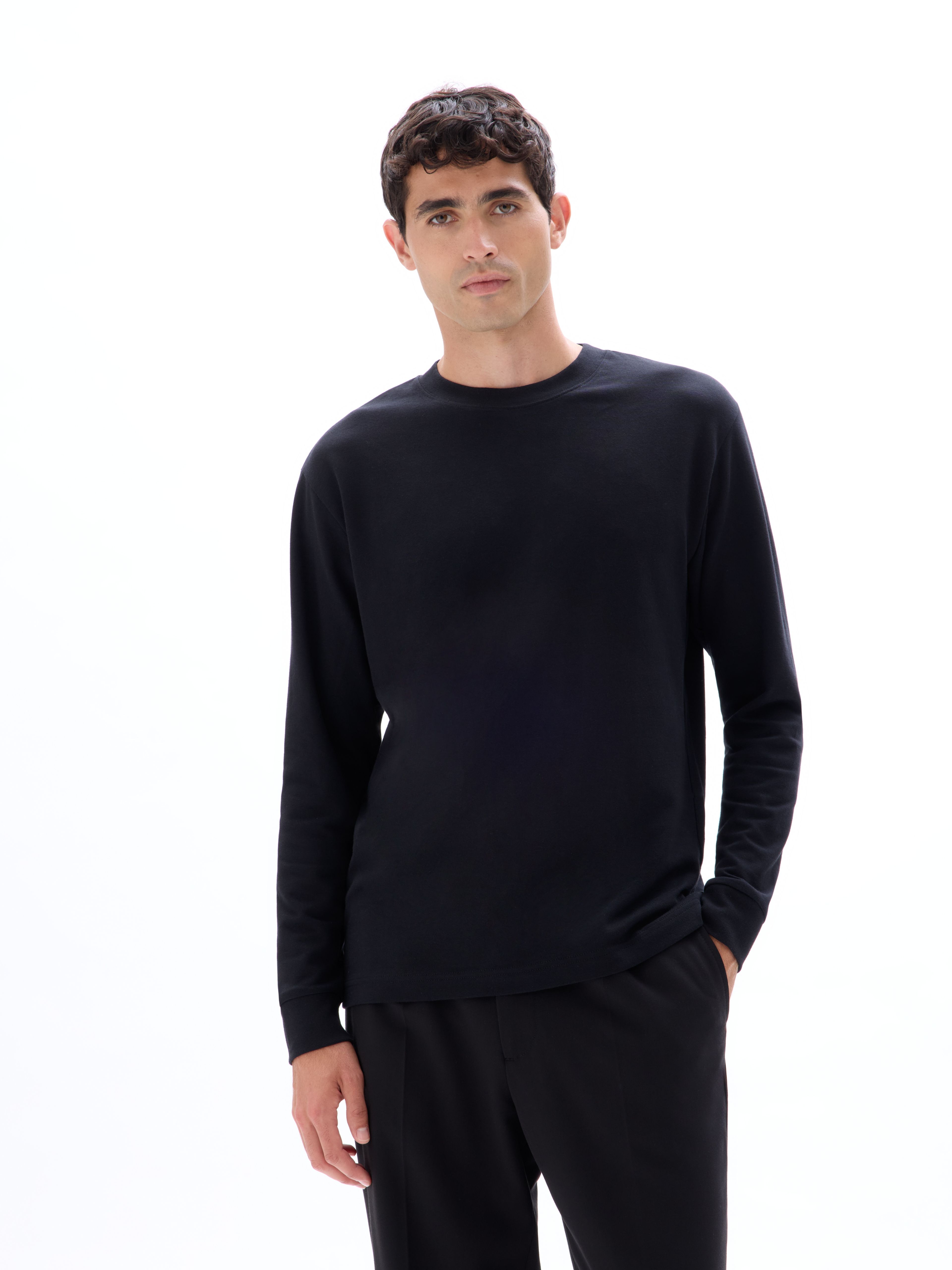 Tričko Leheml oversize s dlouhým rukávem - 003
