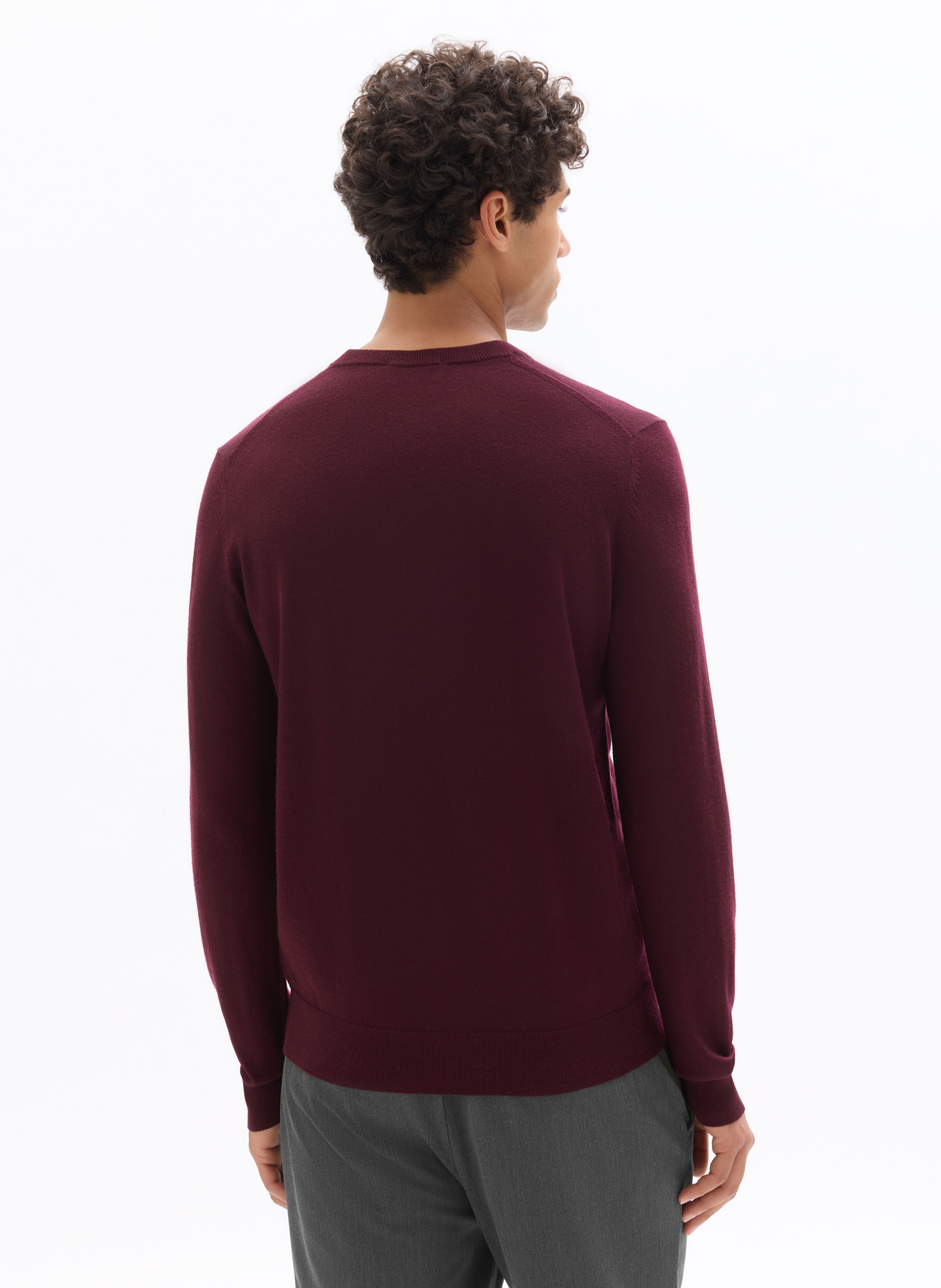 Vlněný svetr Semerirond merino - 004