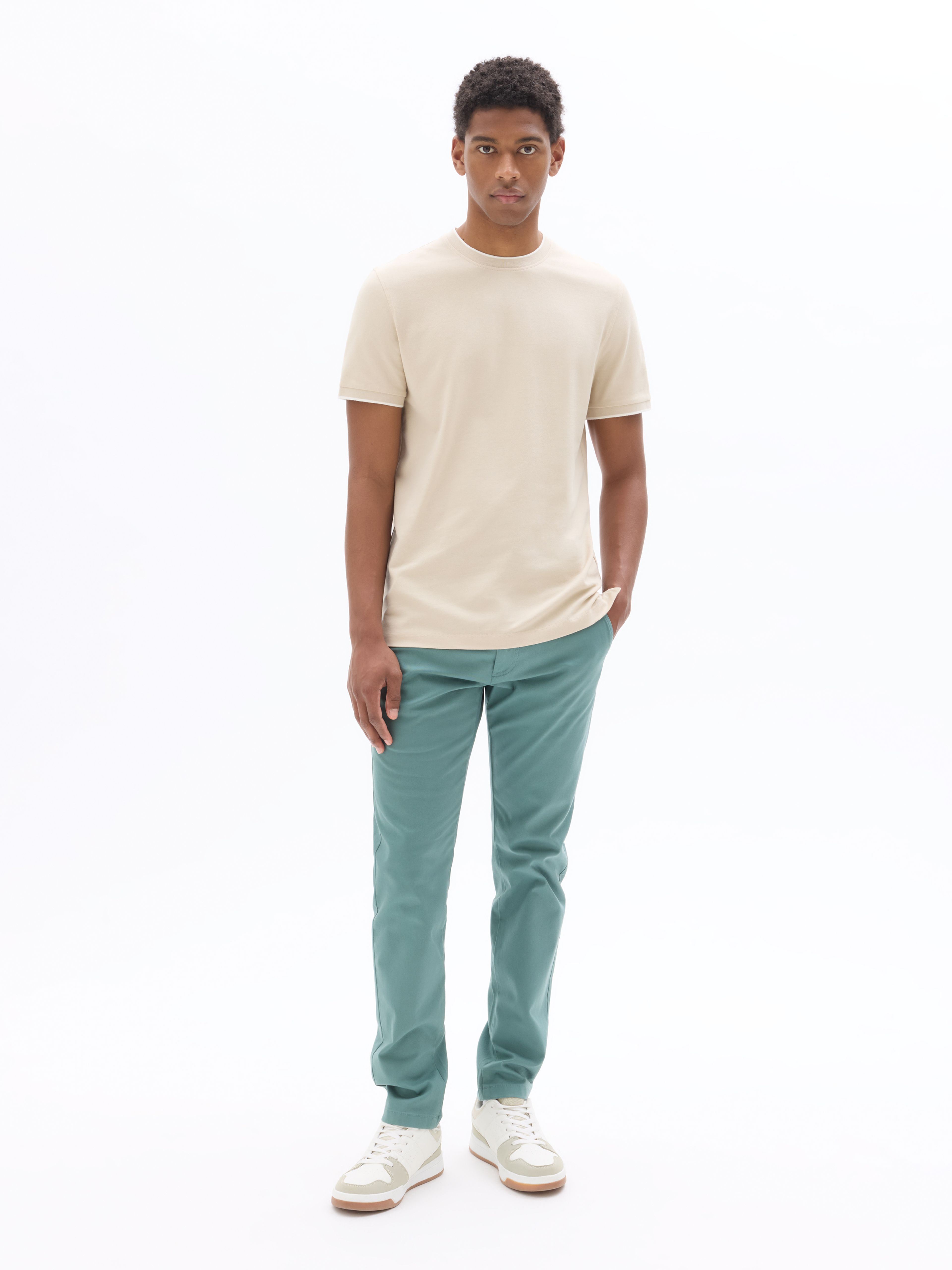 Nohavice chino slim Tocharles - 004