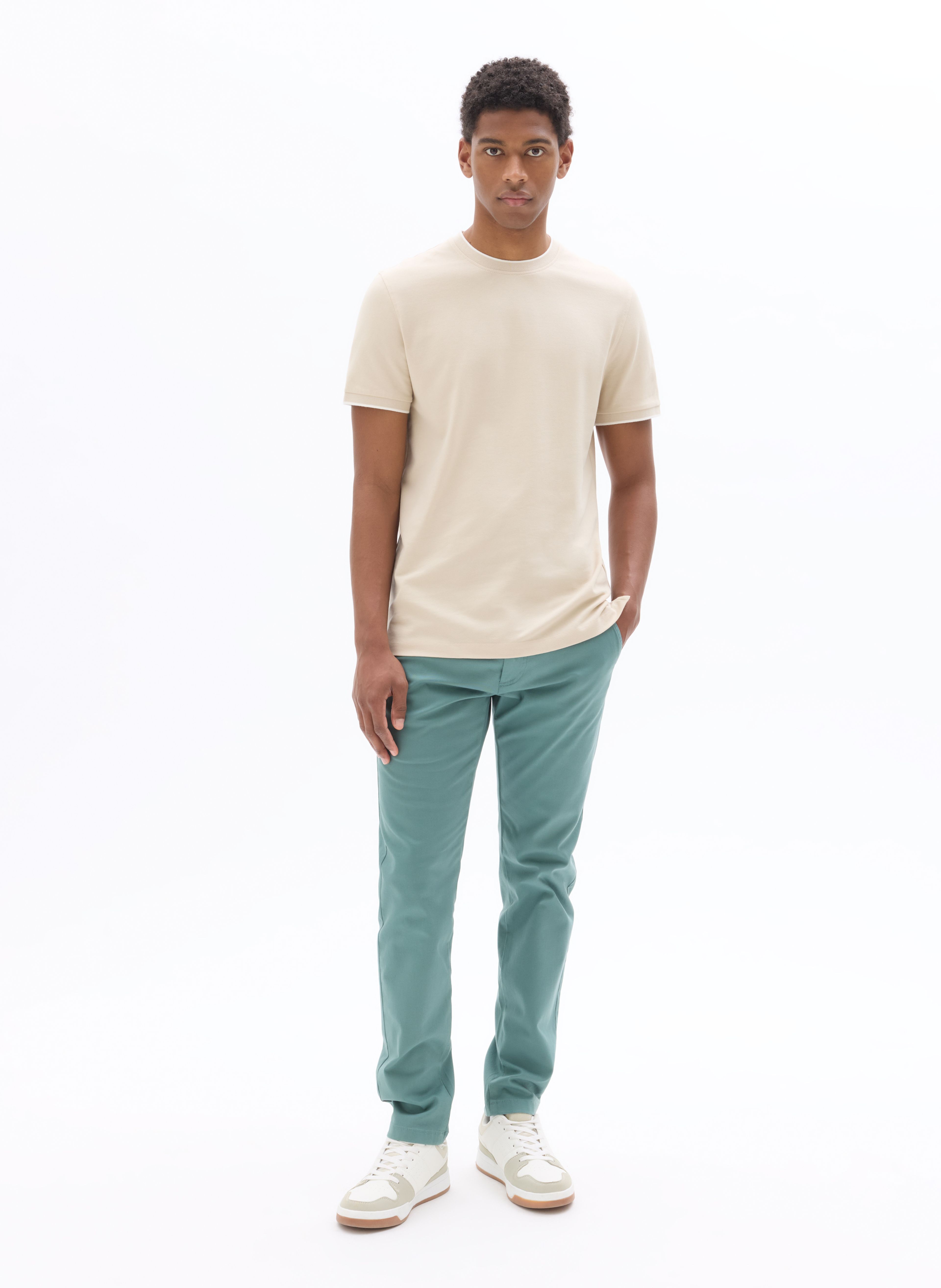 Nohavice chino slim Tocharles - 004