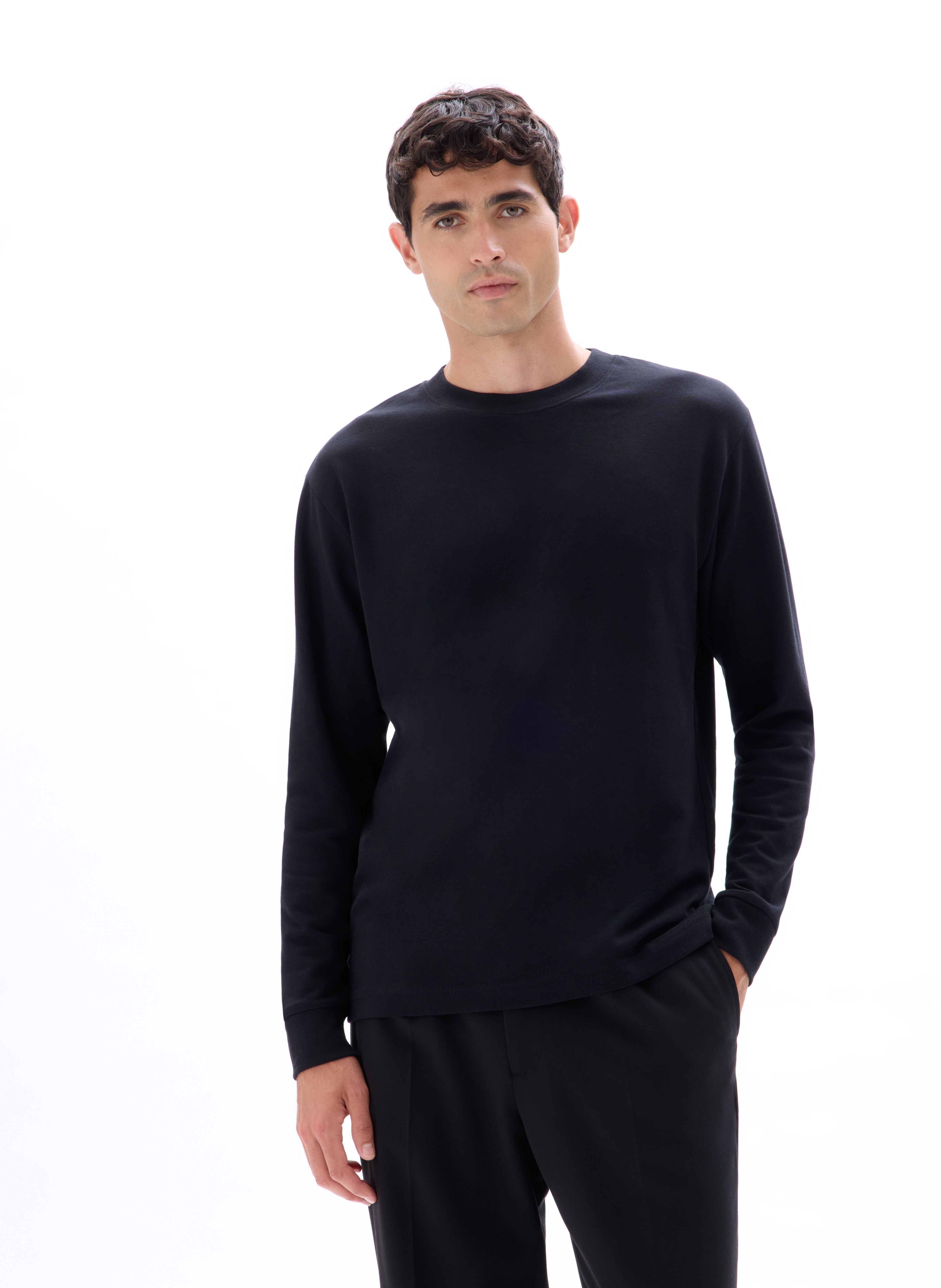 Tričko Leheml oversize s dlouhým rukávem - 003