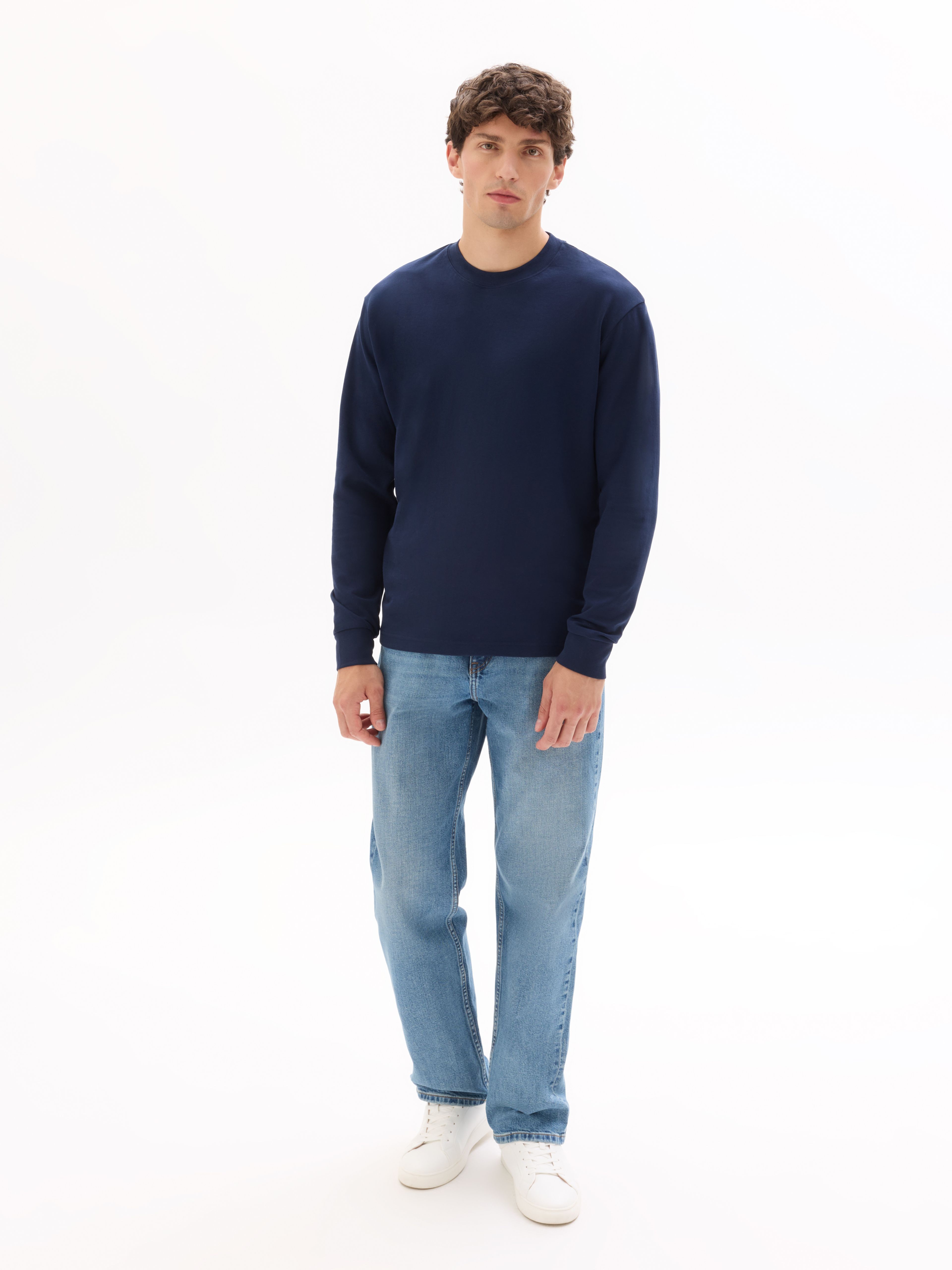 Tričko Leheml oversize s dlouhým rukávem - 004