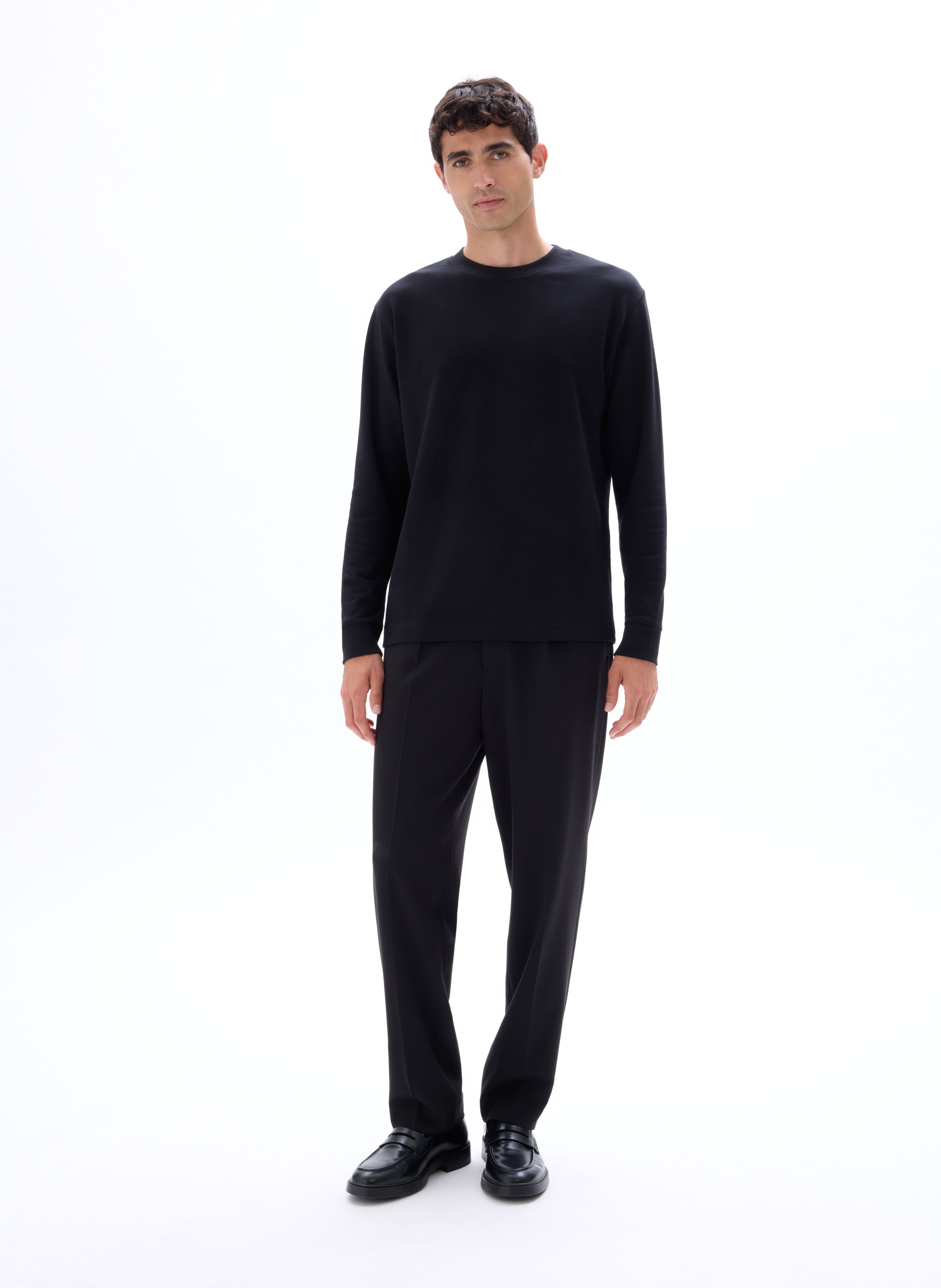 Tričko Leheml oversize s dlouhým rukávem - 002