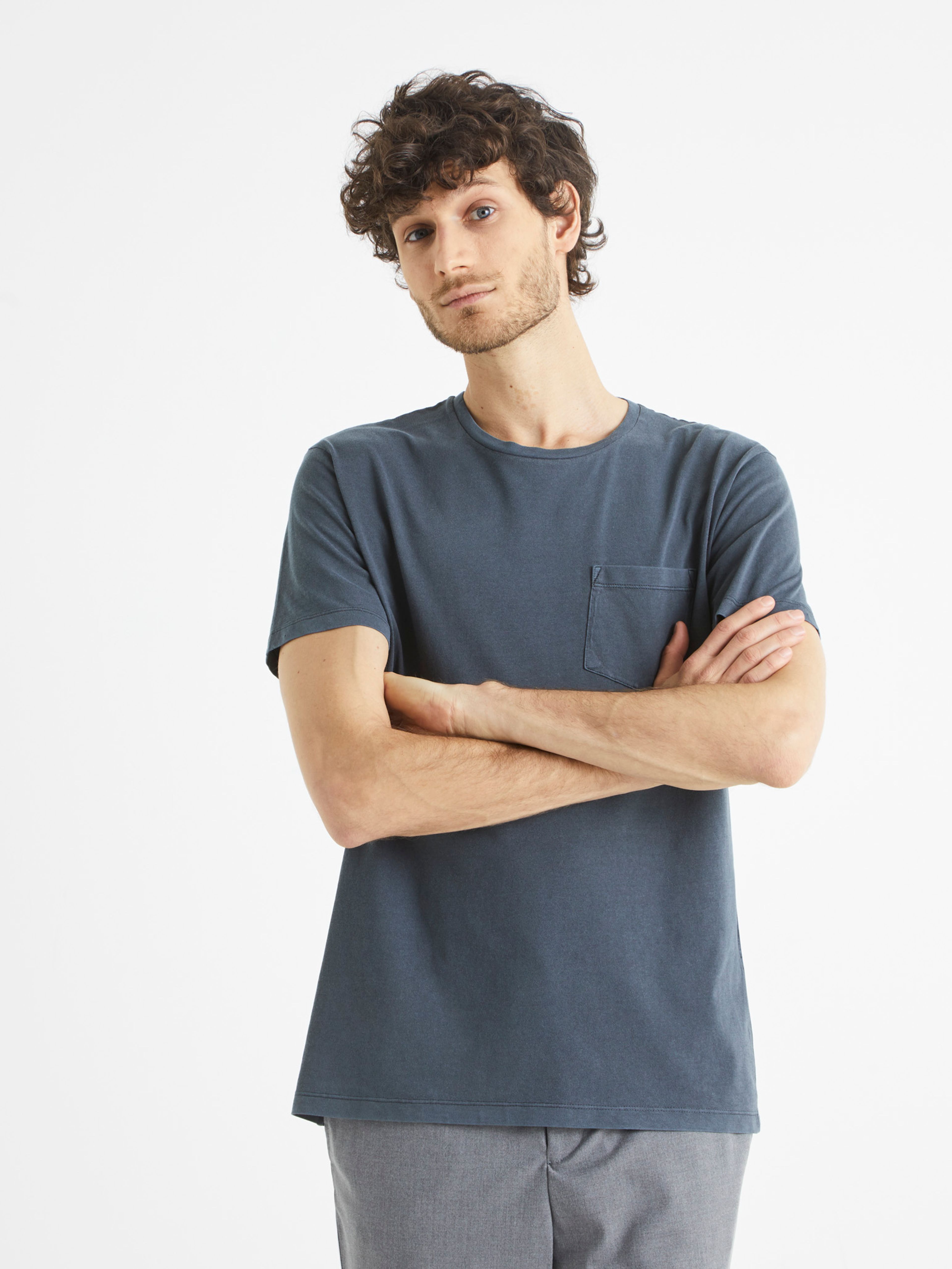 Bavlnené tričko Bewash s vreckom