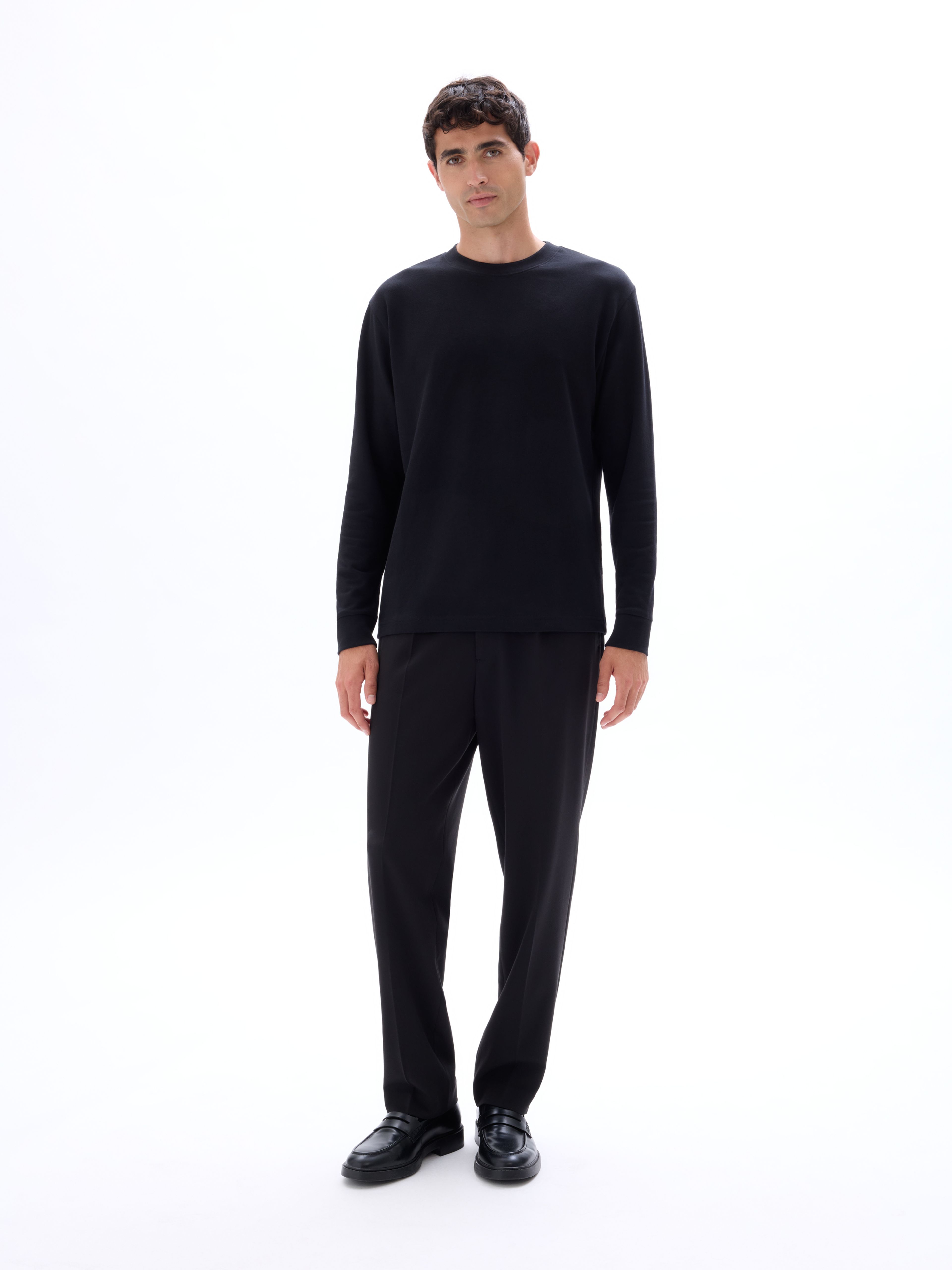 Tričko Leheml oversize s dlouhým rukávem - 002