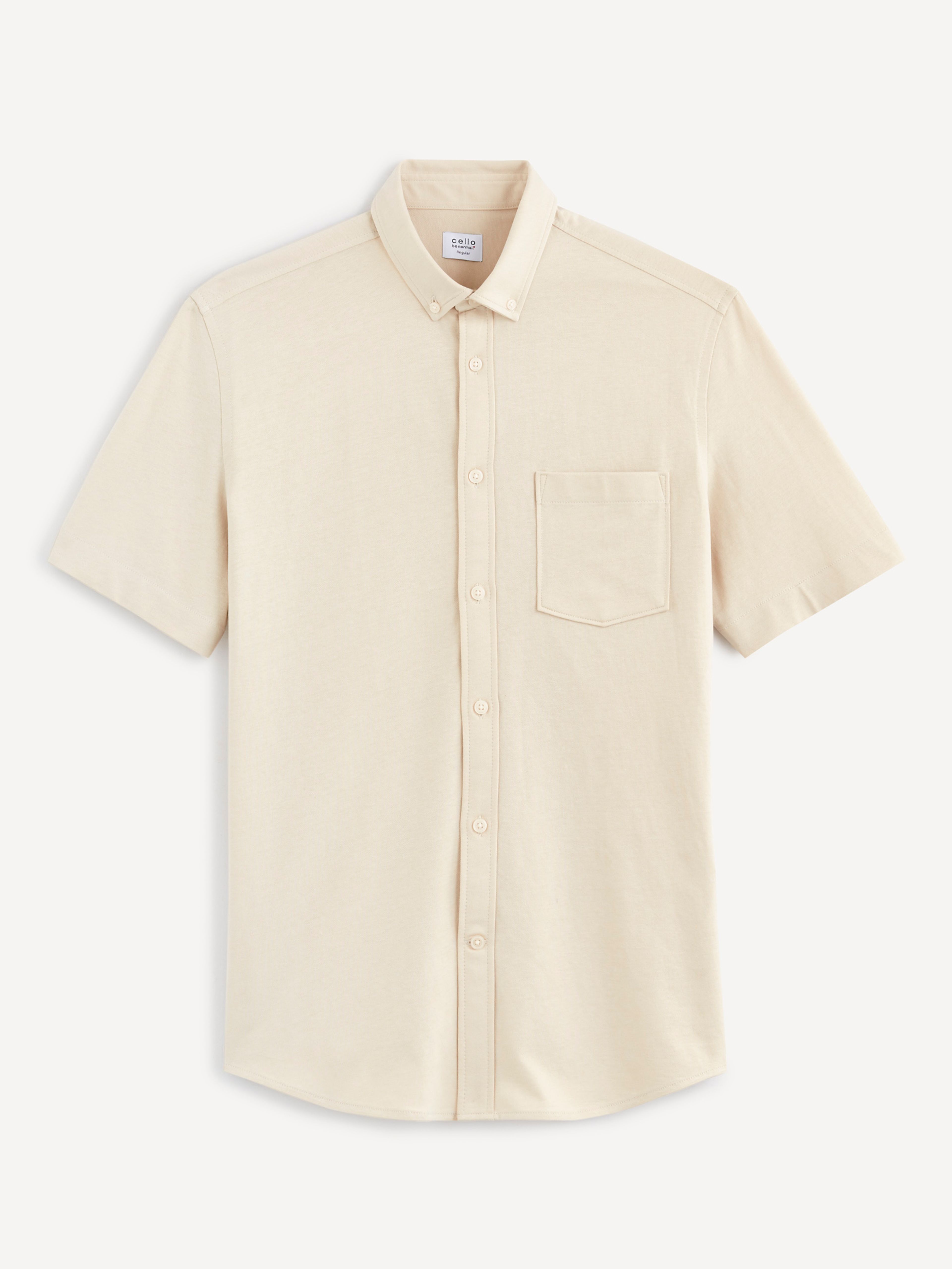 Úpletová košeľa regular Barik