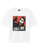 Tričko Ghostface-Bílá - 001
