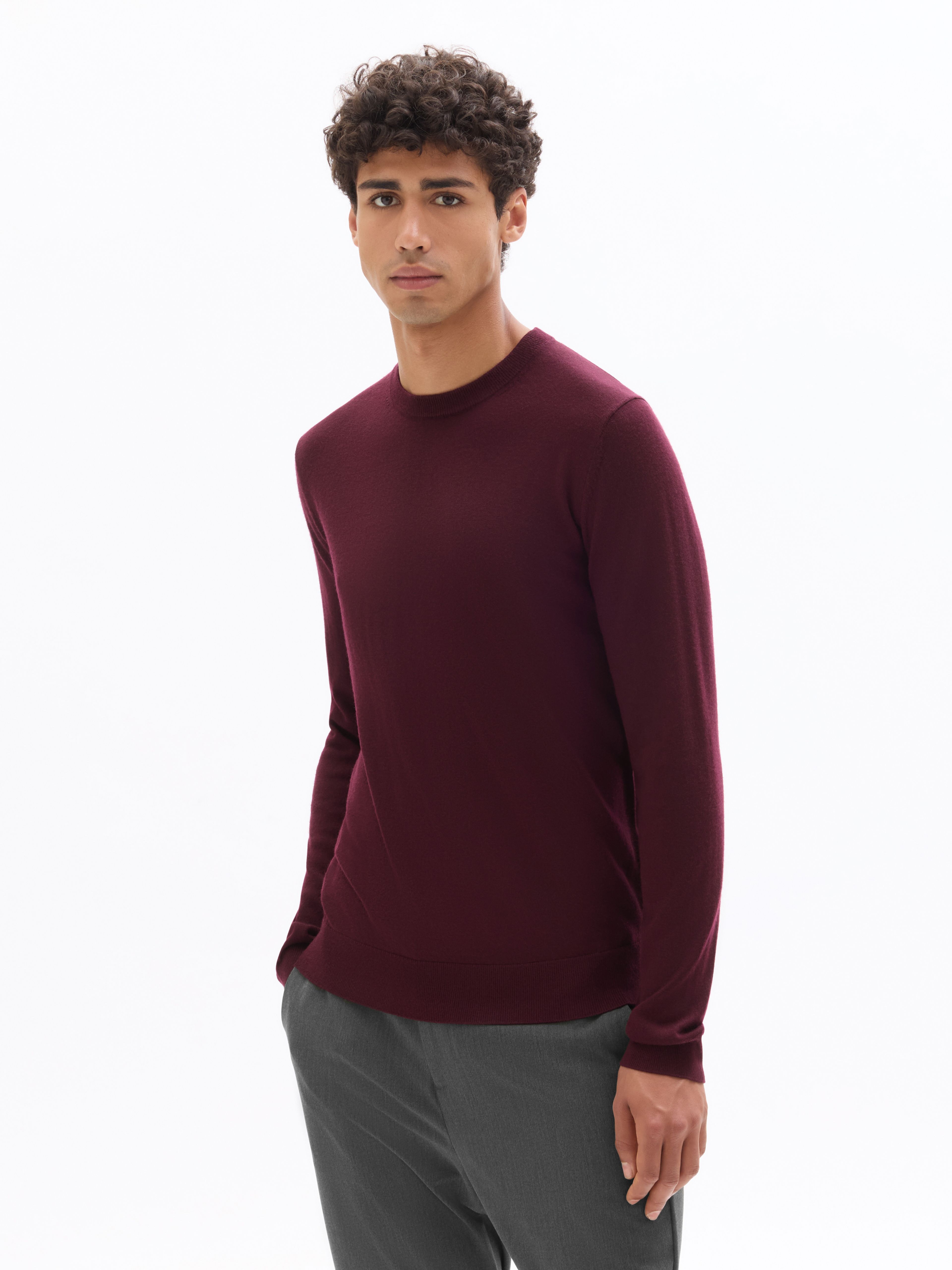 Vlněný svetr Semerirond merino - 003