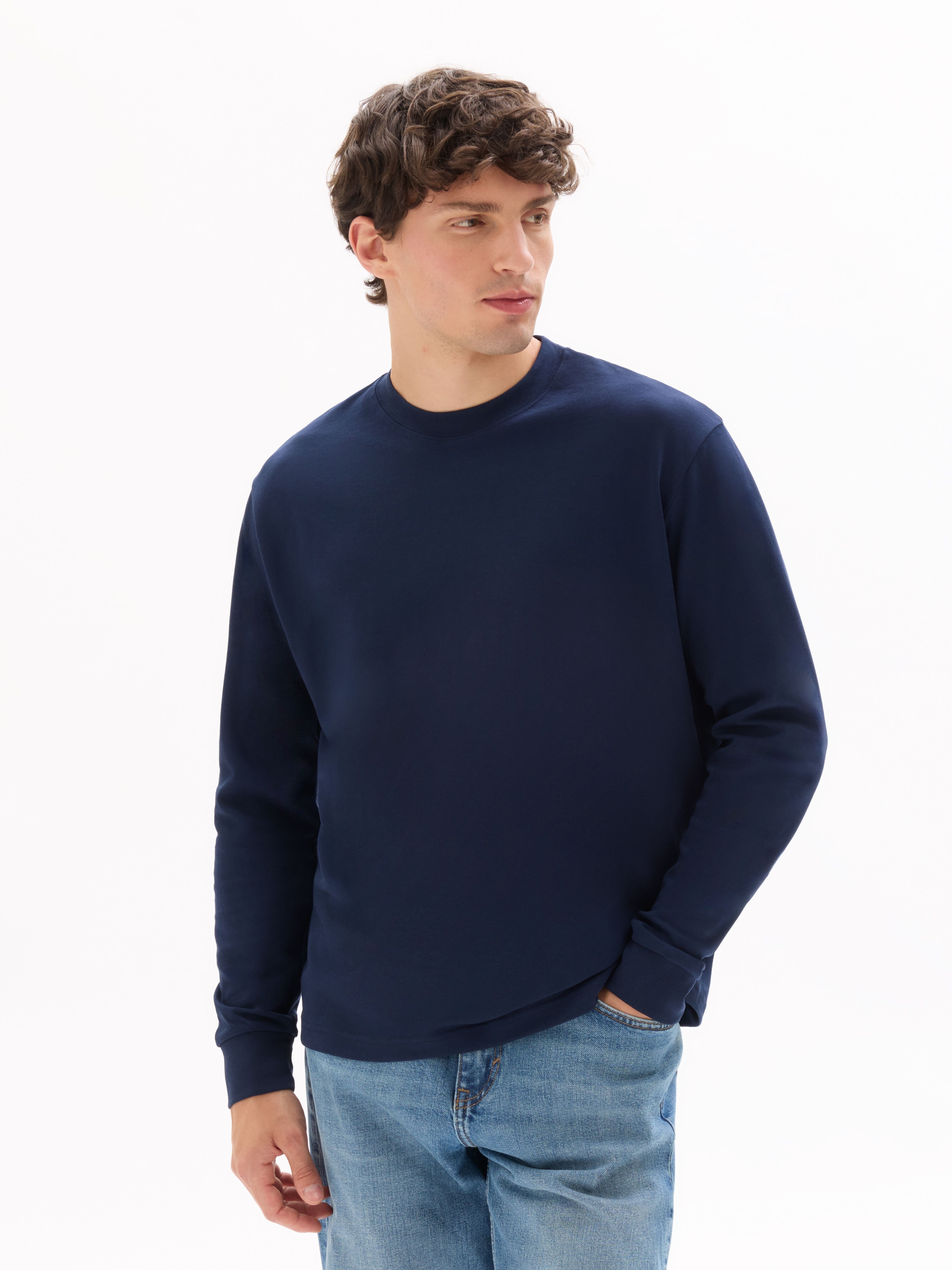 Tričko Leheml oversize s dlouhým rukávem - 002