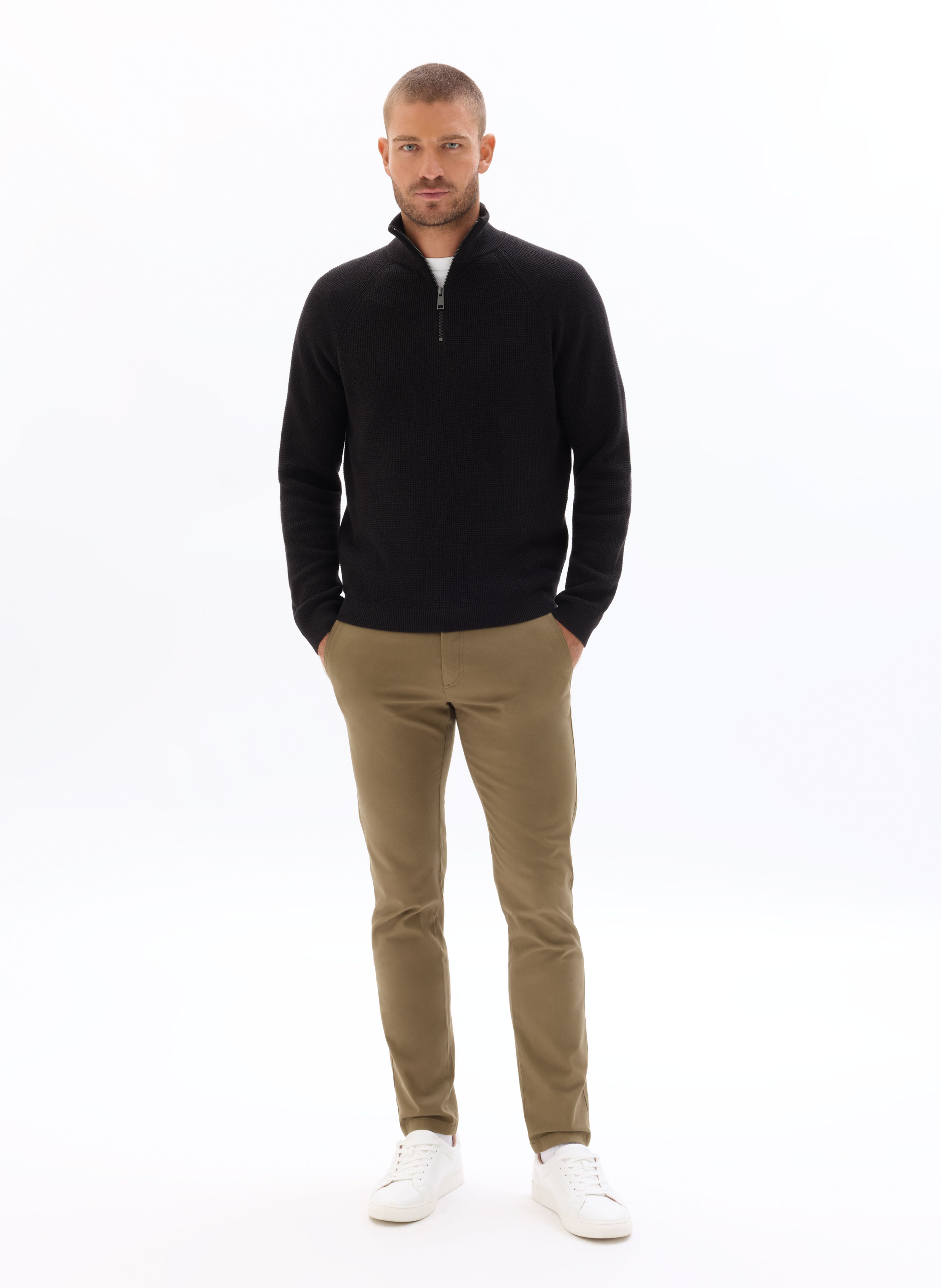 Chino nohavice slim Tocharles - 002