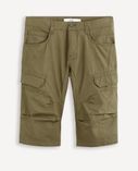 Plátěné kraťasy Bocourtbm1-Khaki - 001