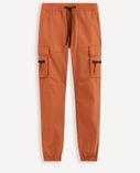 Kalhoty cargo Dozip-Oranžová - 002