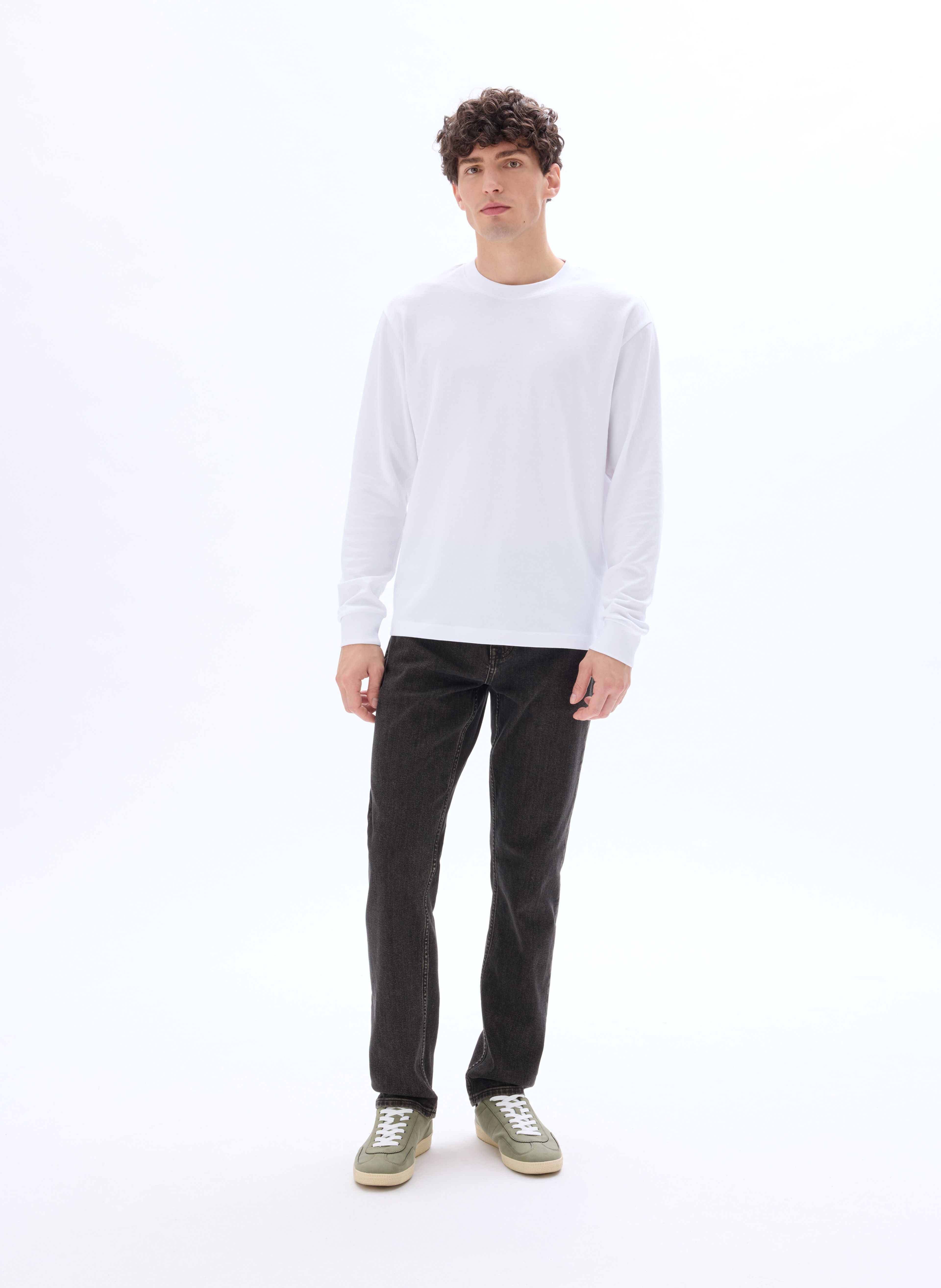 Tričko Leheml oversize s dlouhým rukávem - 002