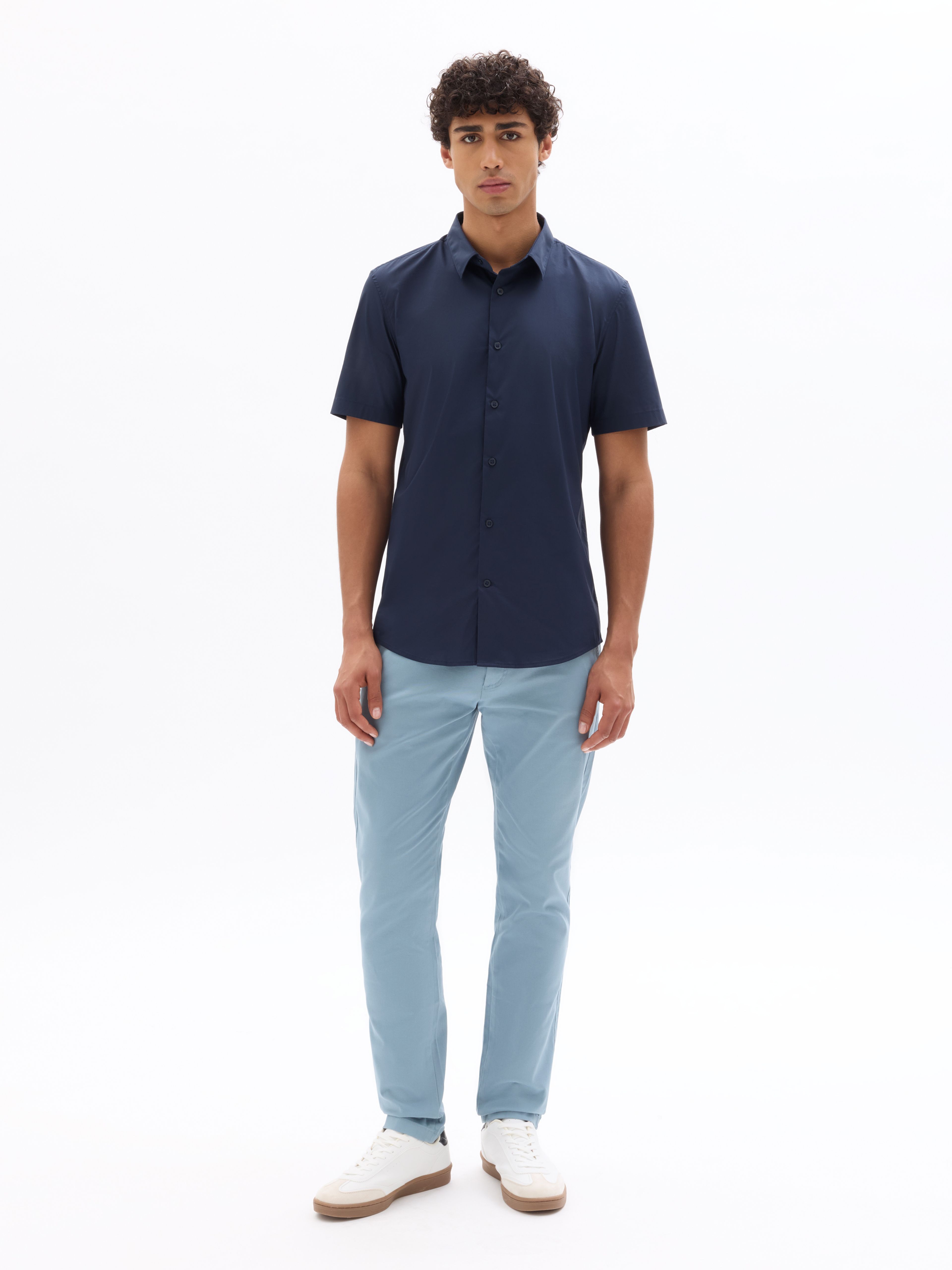 Kalhoty chino slim Tocharles - 002